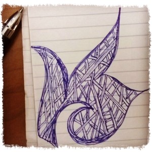 Zentangle inspired doodle